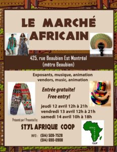 Marché africain de Noël