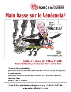 Main basse sur le Vénézuela?